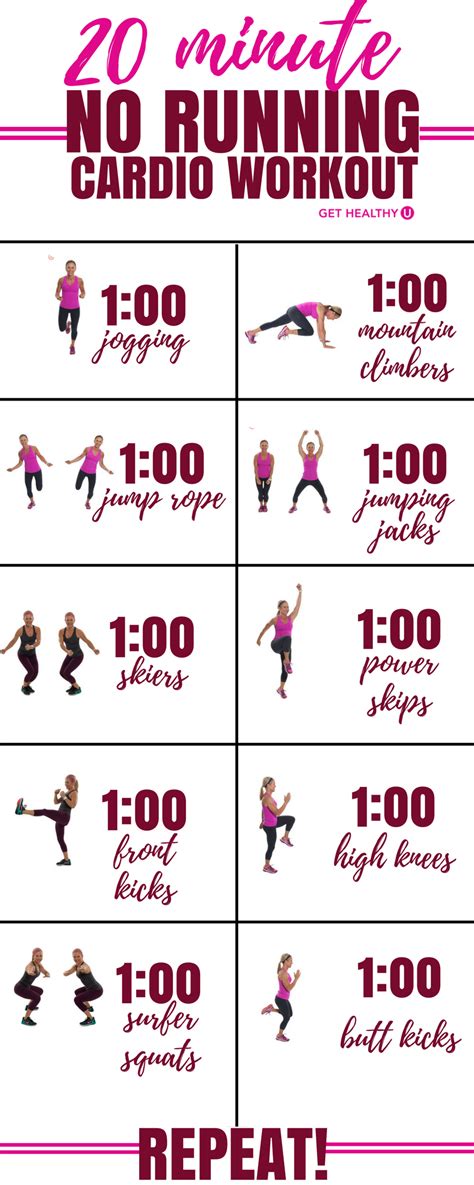 20 minute high intensity cardio workout